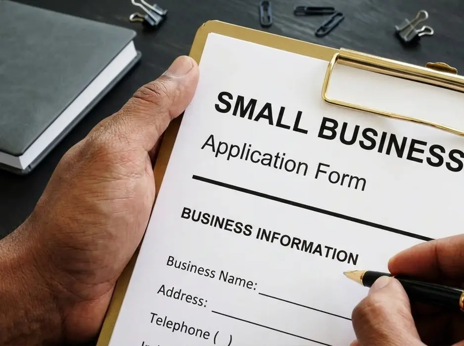 SBA loan application form