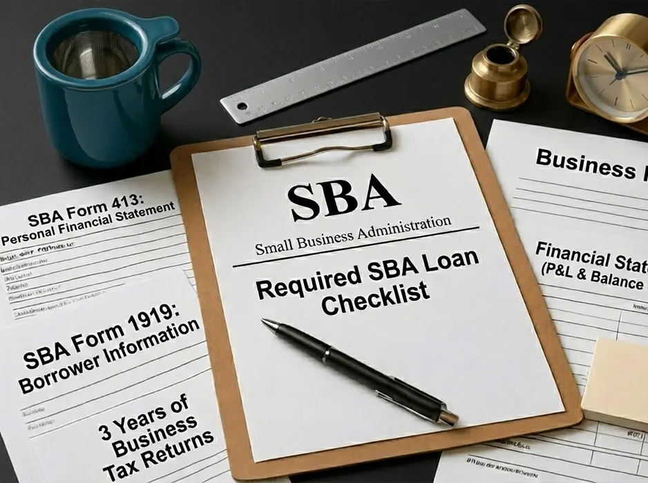 Documents required to apply for an SBA loan