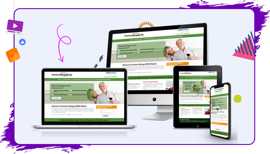 Sample reverse website image