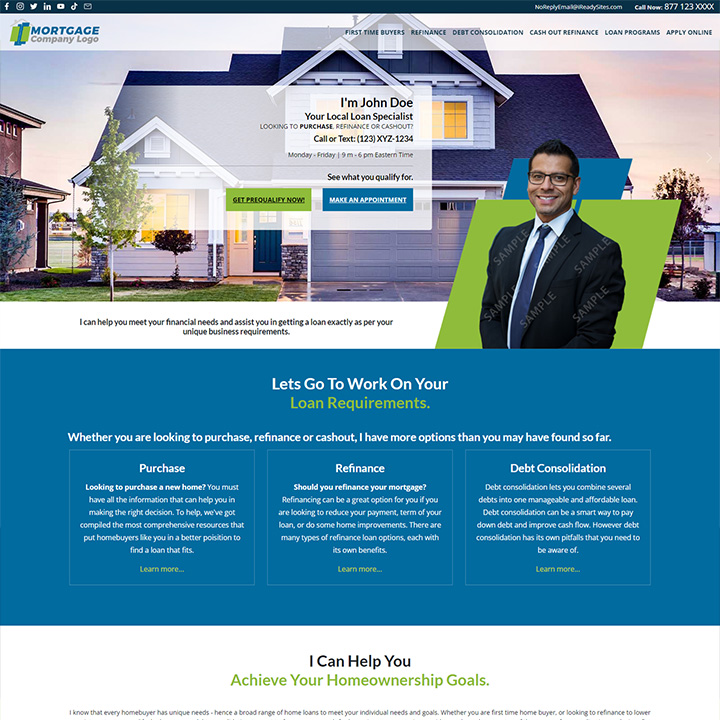 RES 813 residential website template